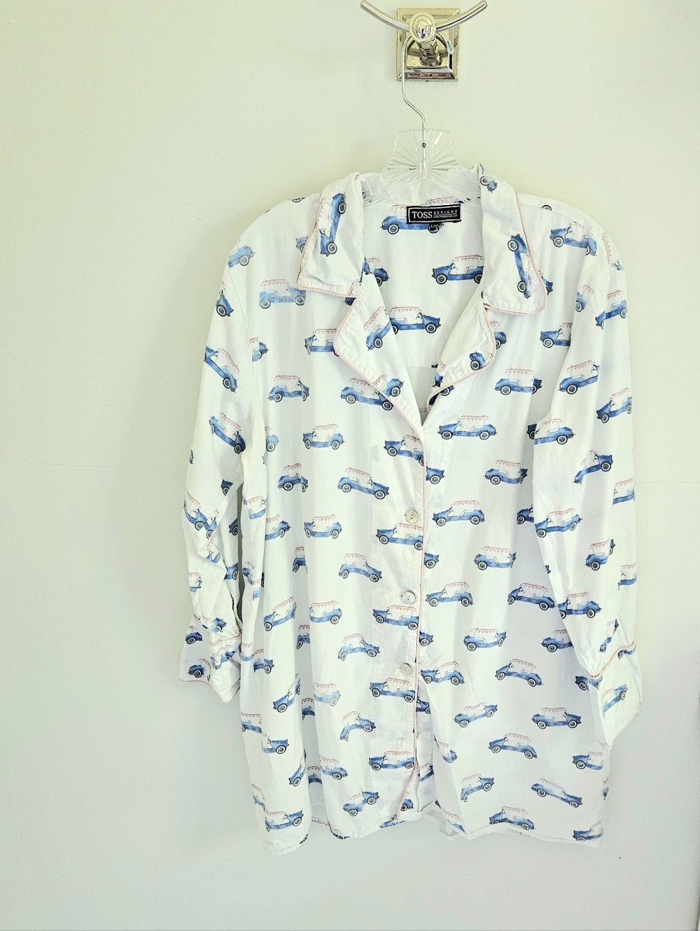 Toss Design Cotton Nightshirt Golf Theme
